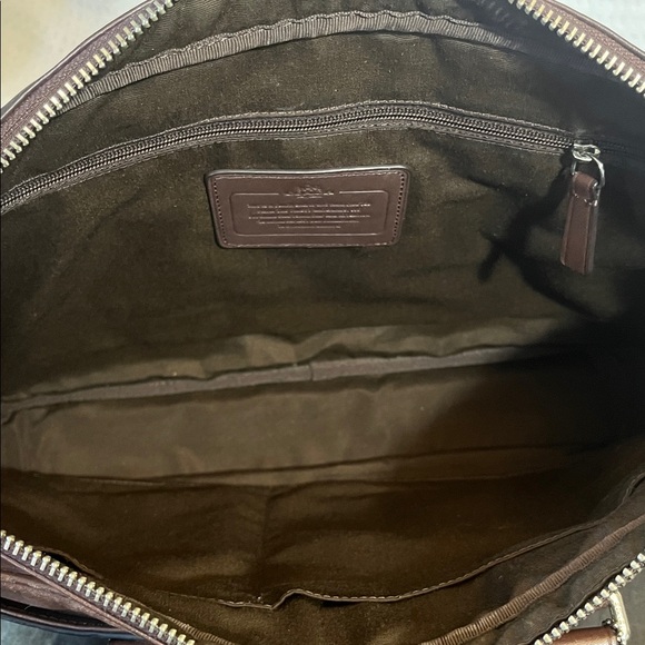 Coach Men's Dual-Tone Leather Briefcase - Picture 8 of 14